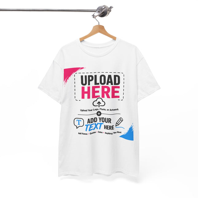 Design Your Own Custom T-Shirt | Upload Your Photo, Logo & Text