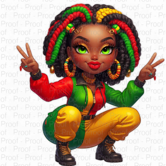 Vibrant Rasta Queens Exclusive Image Vault Collection 5-Digital Files Digital File Style-Junction Custom Designs & Prints