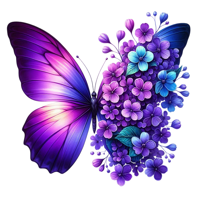 Butterfly Desires Eco Solvent or Sublimation Heat Transfer #1