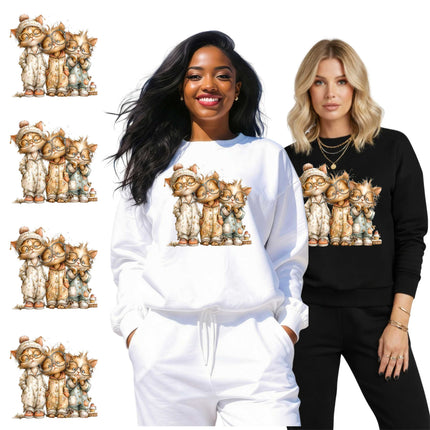 The Curious Crew DIY Creator 9-Piece Bundle – 3 Eco-Solvent Apparel Transfers, 3 Sublimation Transfers & 3 Matching Stickers