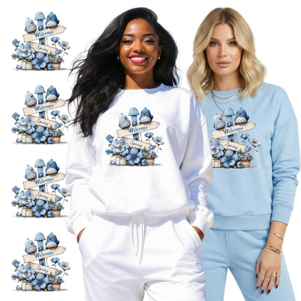 Welcome Spring DIY Craft Kit 9-Piece Creator Bundle Transfers for Shirts, Mugs & Tumblers with Stickers