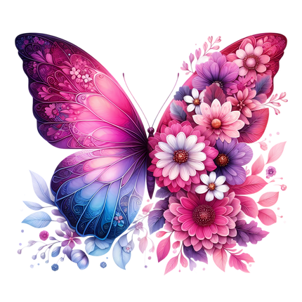 Butterfly Desires Eco Solvent or Sublimation Heat Transfer #23