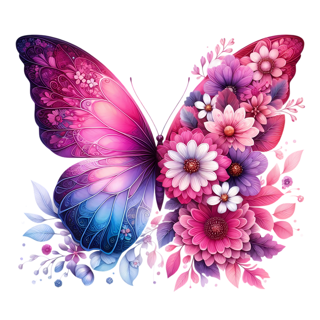 Butterfly Desires Eco Solvent or Sublimation Heat Transfer #23