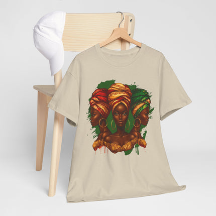 Afrocentric Headwrap Art T-Shirt