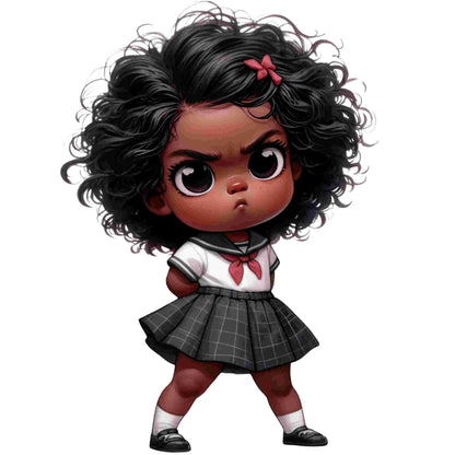Little Miss Attitude Baby Girl Designs-DTF Heat Transfers
