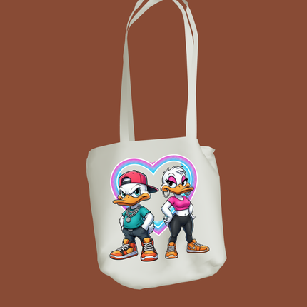 Urban Duck Couple Eco Solvent Heat Transfer by Style Junction Custom Digital Designs, exclusive ready to press creative artwork.