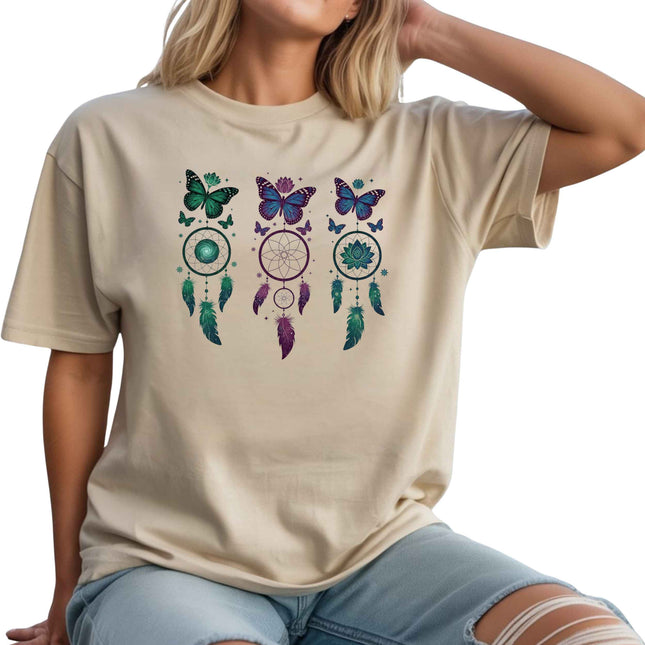 Boho Butterfly Dreamcatcher Trio PNG Instant Download Stylish Clipart High Resolution Design