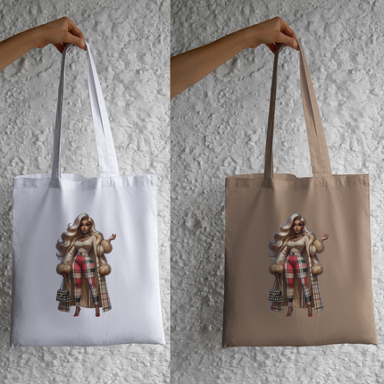 Stylish Blonde Fashion Diva Eco Solvent Heat Transfers by Style Junction Custom Digital Designs, exclusive ready-to-press PNG design.