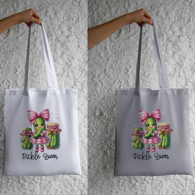 Pickle Queen Cartoon Eco Solvent Apparel Heat Transfer by Style Junction Custom Digital Designs, playful and exclusive artwork.