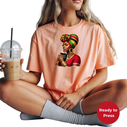 Praying Woman #1 Heat Transfers 3-Pack, Ready to Press, Vibrant Long-Lasting Prints (Iron-On Transfers Only)