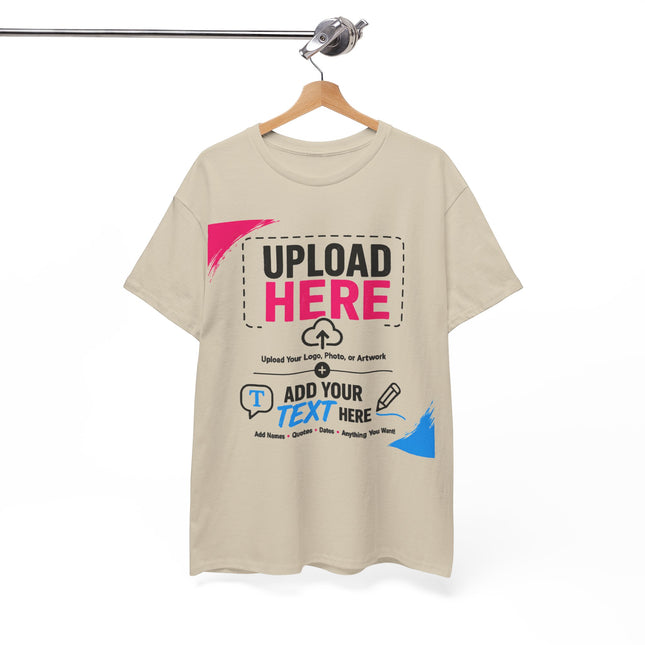 Design Your Own Custom T-Shirt | Upload Your Photo, Logo & Text