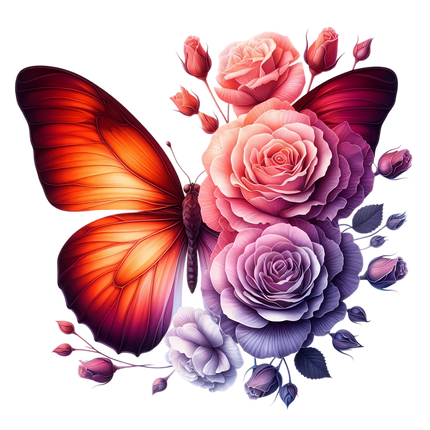 Butterfly Desires Eco Solvent or Sublimation Heat Transfer #32