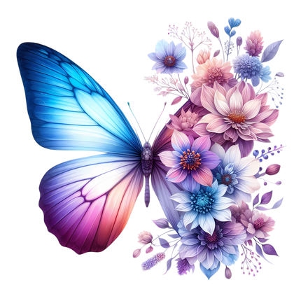 Butterfly Desires Eco Solvent or Sublimation Heat Transfer #33