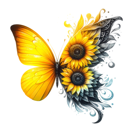 Butterfly Desires Eco Solvent or Sublimation Heat Transfer #34