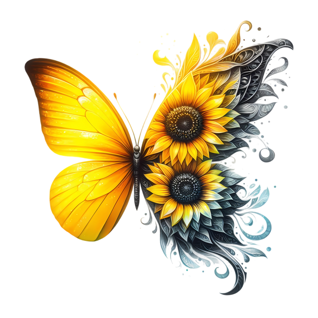 Butterfly Desires Eco Solvent or Sublimation Heat Transfer #34