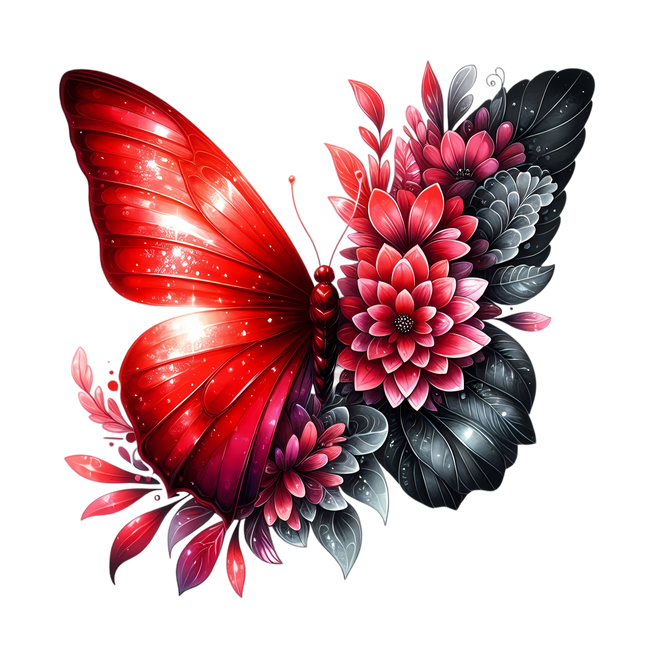 Butterfly Desires Eco Solvent or Sublimation Heat Transfer #36