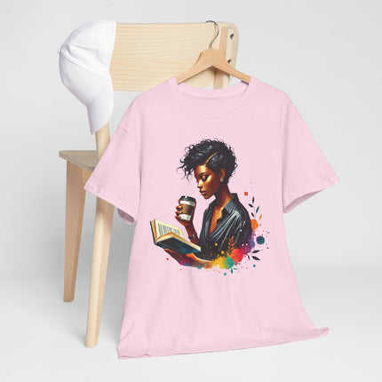 African American Girl Books Unisex Heavy Cotton Tee