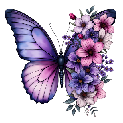 Butterfly Desires Eco Solvent or Sublimation Heat Transfer #37