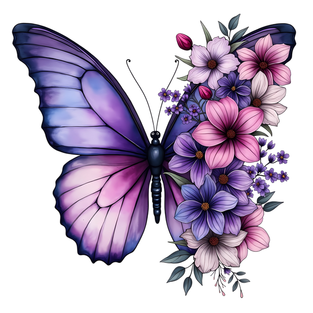 Butterfly Desires Eco Solvent or Sublimation Heat Transfer #37