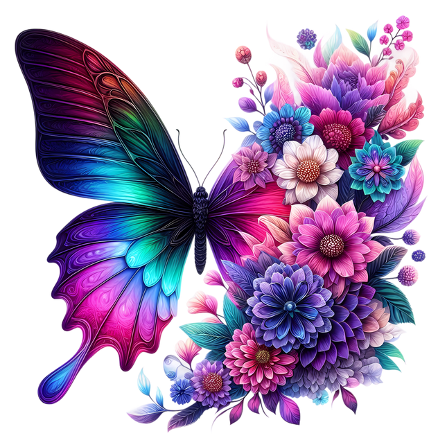 Butterfly Desires Eco Solvent or Sublimation Heat Transfer #39