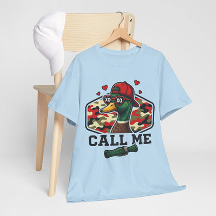 Call Me Duck Graphic Tee — Camouflage Love Design