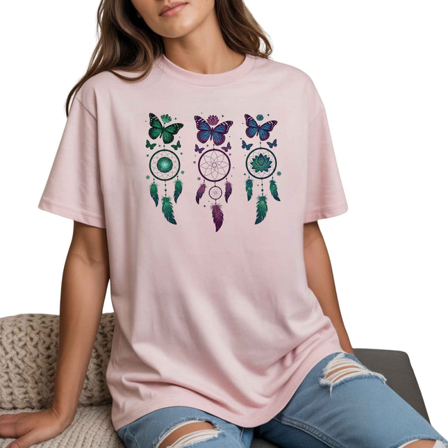 Boho Butterfly Dreamcatcher Trio PNG Instant Download Stylish Clipart High Resolution Design
