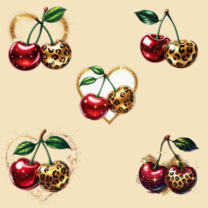 Leopard Glam Cherry 5 PNG Bundle-Digital Files Digital File Style Junction – Custom Digital Designs & Apparel