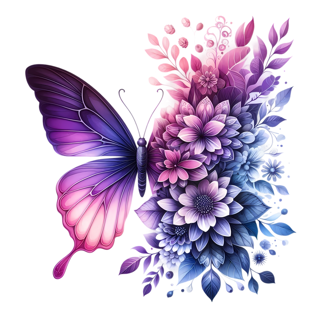 Butterfly Desires Eco Solvent or Sublimation Heat Transfer #3