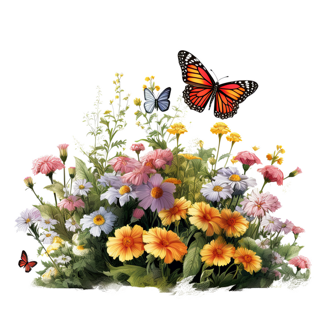 Sunlit Wildflower Field DTF Heat Transfers DTF Transfers Style Junction – Custom Digital Designs & Apparel
