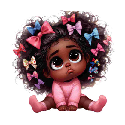Little Miss Attitude Baby Girl Designs-DTF Heat Transfers