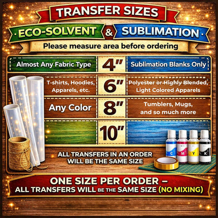 Street Style Kitten 9-Piece Bundle for Crafters & DIY – 3 Eco-Solvent + 3 Sublimation Transfers (Ready to Press) + 3 Matching 2” Stickers