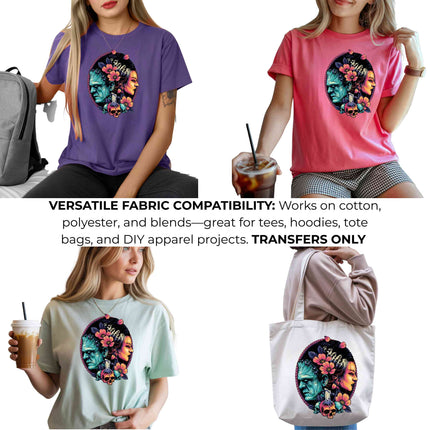 Duality of the Soul Heat Transfers 3-Pack, Ready to Press, Vibrant Long-Lasting Prints (Iron-On Transfers Only)