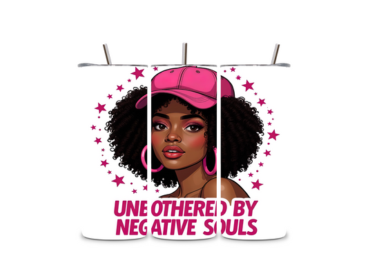 Unbothered Afro Chic Pink Vibes-Custom 20oz Tumbler