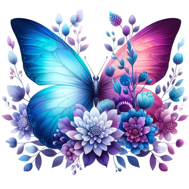 Butterfly Desires Eco Solvent or Sublimation Heat Transfer #40