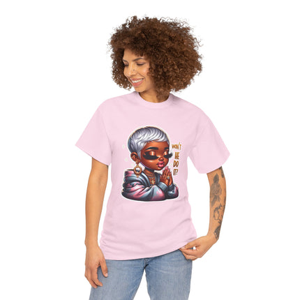 Praying Woman Illustration T-Shirt | "Won't He Do It?" Graphic Tee