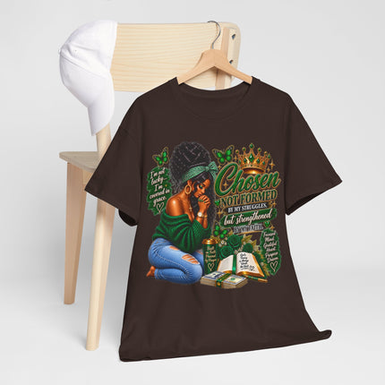 T-Shirt - 'Chosen Not Conformed' Christian Prayer Graphic Tee