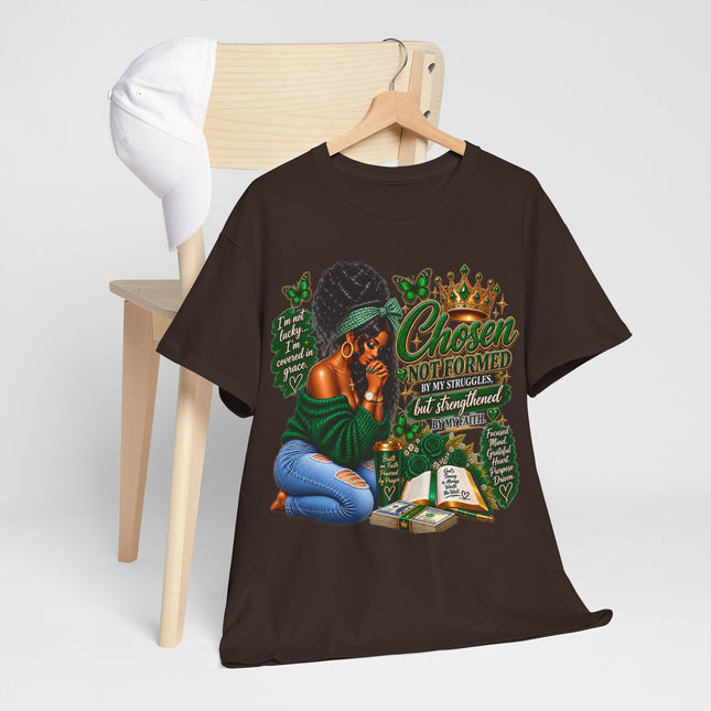 T-Shirt - 'Chosen Not Conformed' Christian Prayer Graphic Tee