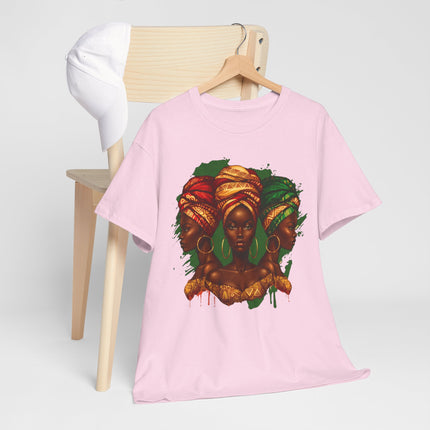 Afrocentric Headwrap Art T-Shirt