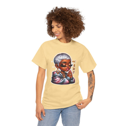Praying Woman Illustration T-Shirt | "Won't He Do It?" Graphic Tee