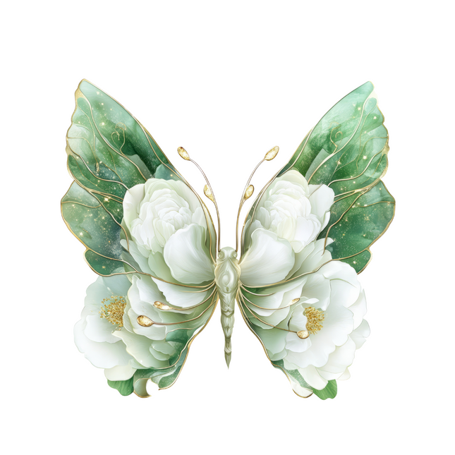 Fantasy Floral Butterfly #4 Eco Solvent Heat Transfers & Ready to Press Eco Solvent Transfers Style Junction – Custom Digital Designs & Apparel