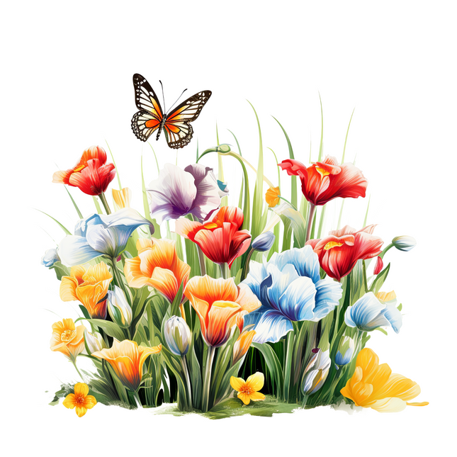 Bold Petal Meadow DTF Heat Transfers DTF Transfers Style Junction – Custom Digital Designs & Apparel