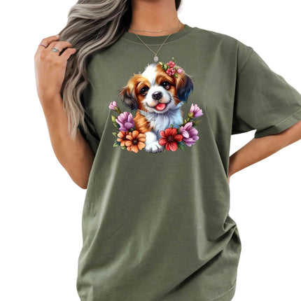 Blossom Pup Joy Heat Transfers 3-Pack, Ready to Press, Vibrant Long-Lasting Prints (Iron-On Transfers Only)