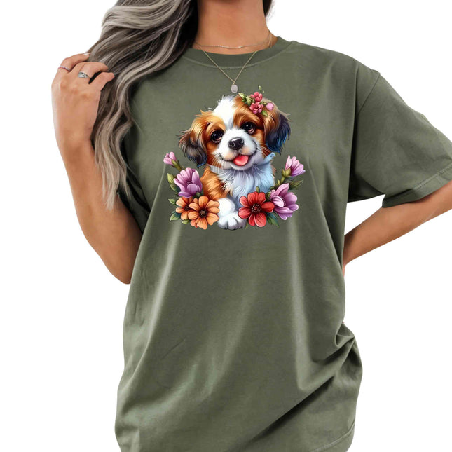 Blossom Pup Joy Heat Transfers 3-Pack, Ready to Press, Vibrant Long-Lasting Prints (Iron-On Transfers Only)