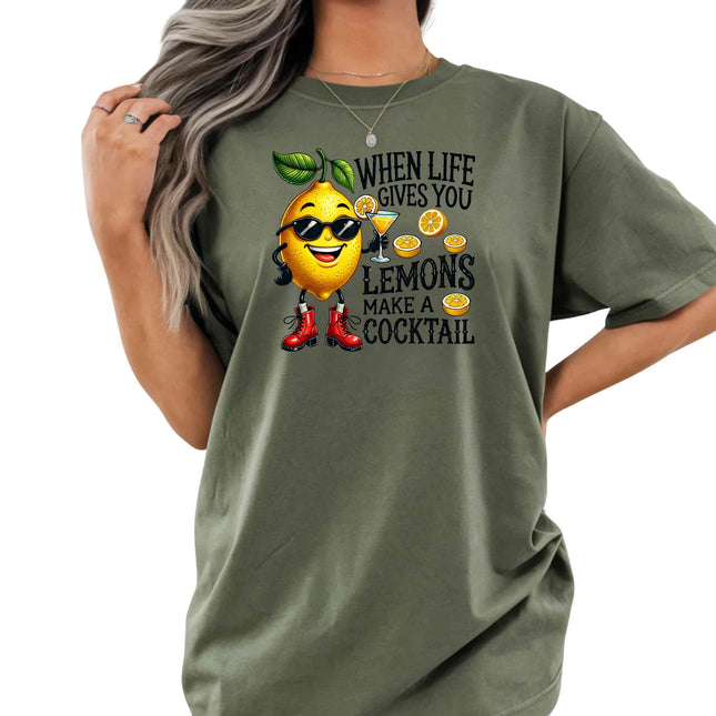 When Life Gives You Lemons Heat Transfers 3-Pack, Ready to Press, Vibrant Long-Lasting Prints (Iron-On Transfers Only)