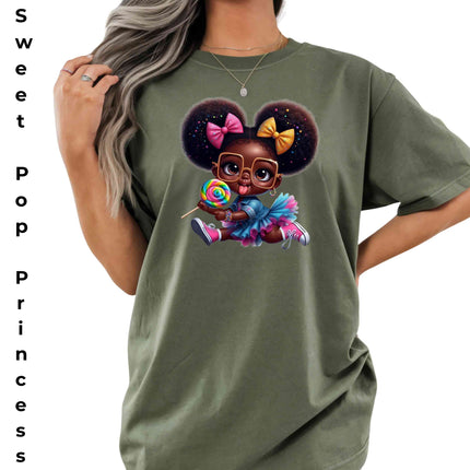 Sweet Pop Princess 🍭 Heat Transfers 3-Pack, Ready to Press, Vibrant Long-Lasting Prints (Iron-On Transfers Only)