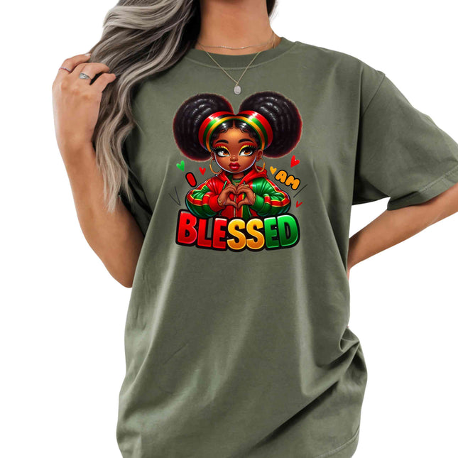 I Am Blessed Heat Transfers 3-Pack, Ready to Press, Vibrant Long-Lasting Prints (Iron-On Transfers Only)