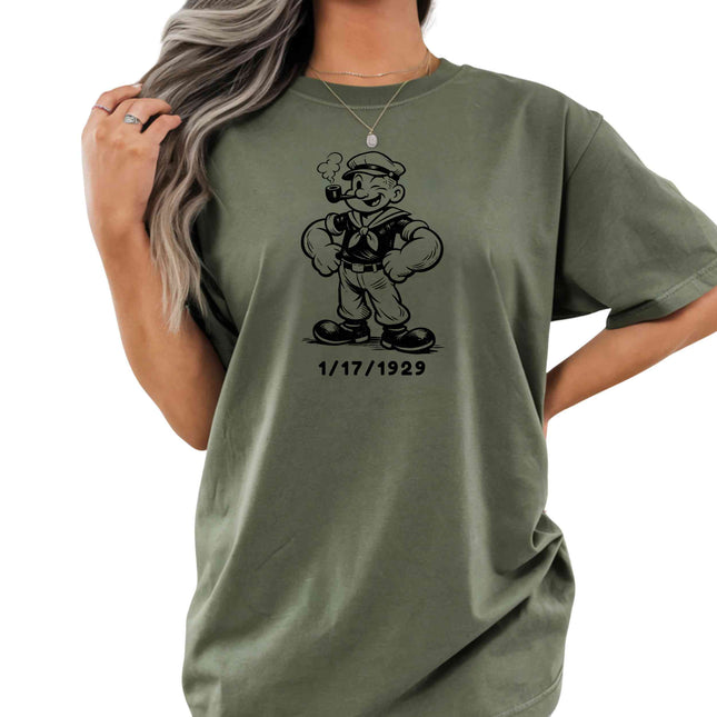 Vintage Cartoon Sailor Heat Transfers 3-Pack, Ready to Press, Vibrant Long-Lasting Prints (Iron-On Transfers Only)