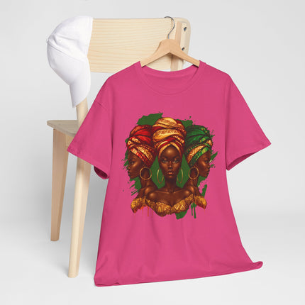 Afrocentric Headwrap Art T-Shirt