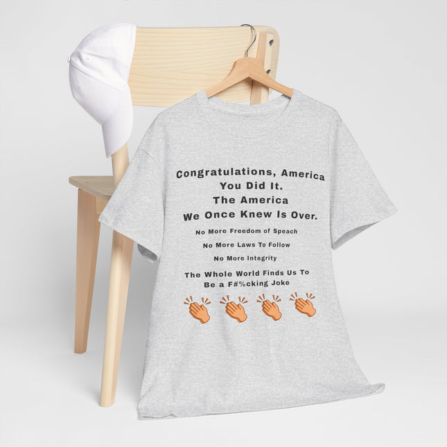 Congratulations, America Unisex Heavy Cotton Tee
