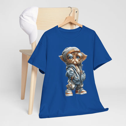 Cute Streetwear Cat Tee – Cool Cat Graphic T-Shirt